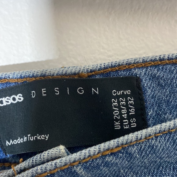 ASOS Curve Distressed Mom Jeans - Picture 3 of 4